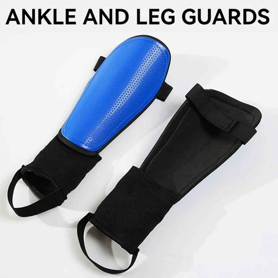 Soccer Shin Guards with Ankle Protection – Adjustable Football Shin Pads for Kids, Youth & Adults