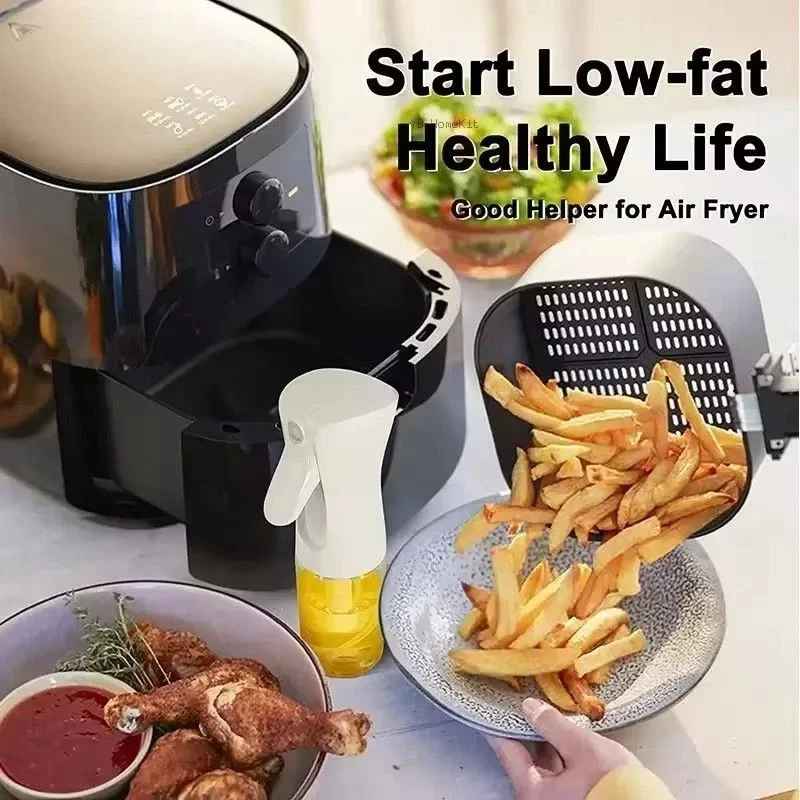 Oil Spray Bottle 200/300/500ml – Refillable Cooking Oil Sprayer for Kitchen & Baking
