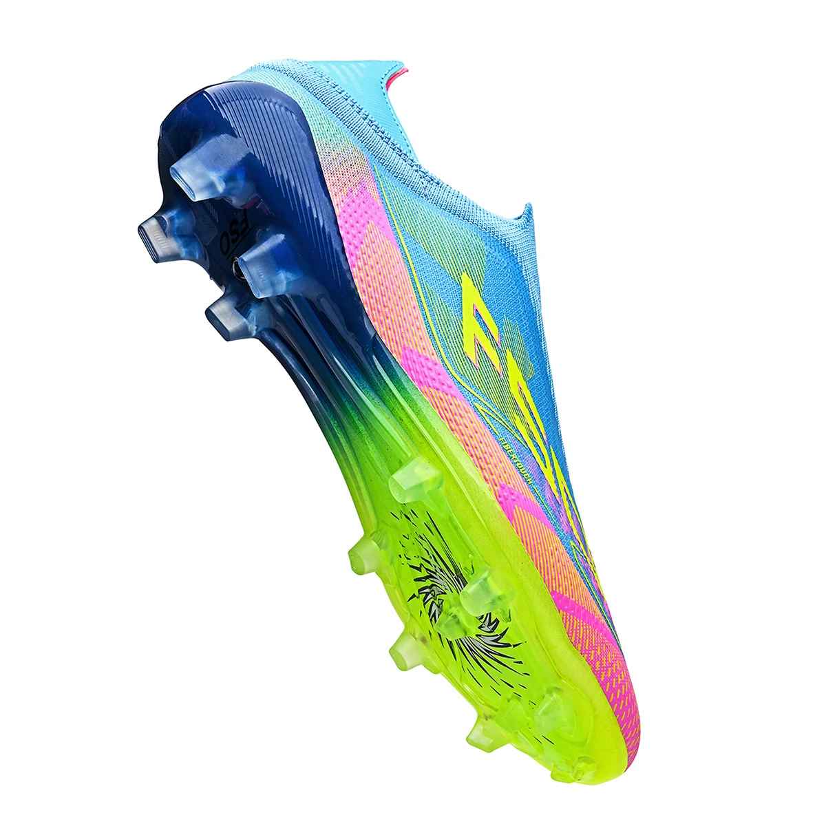 Professional Match Adult AG FG Soccer Cleats Textured PU Upper High-friction TPU Stud Anti-slip Boost Ball Control For Grass