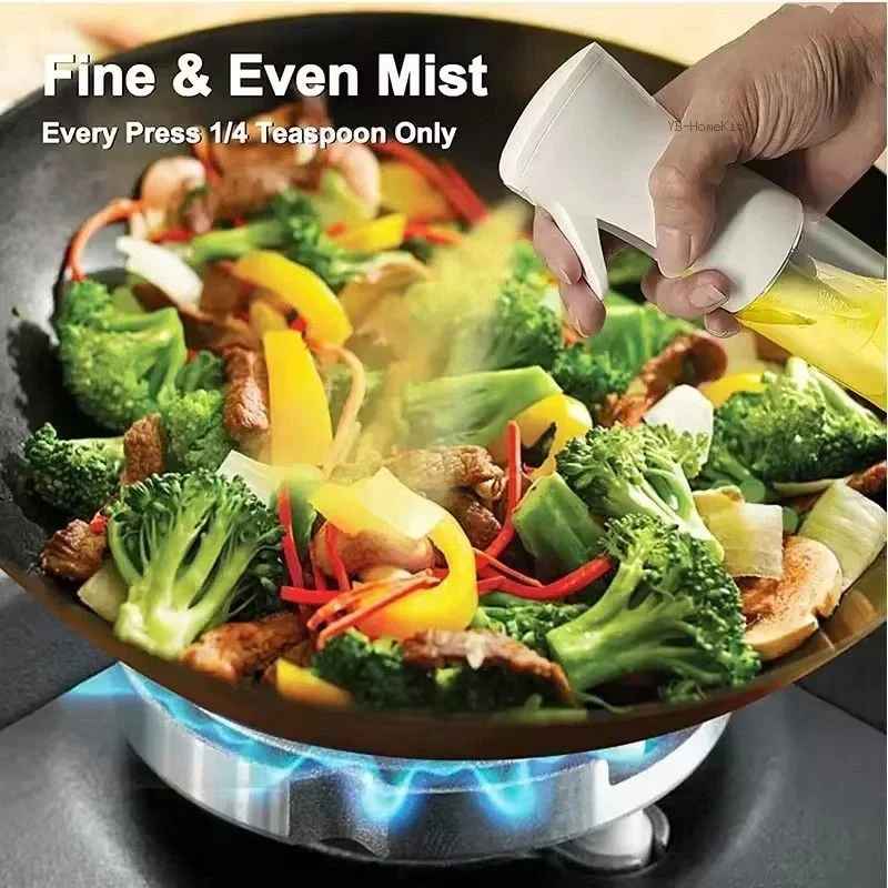 Oil Spray Bottle 200/300/500ml – Refillable Cooking Oil Sprayer for Kitchen & Baking