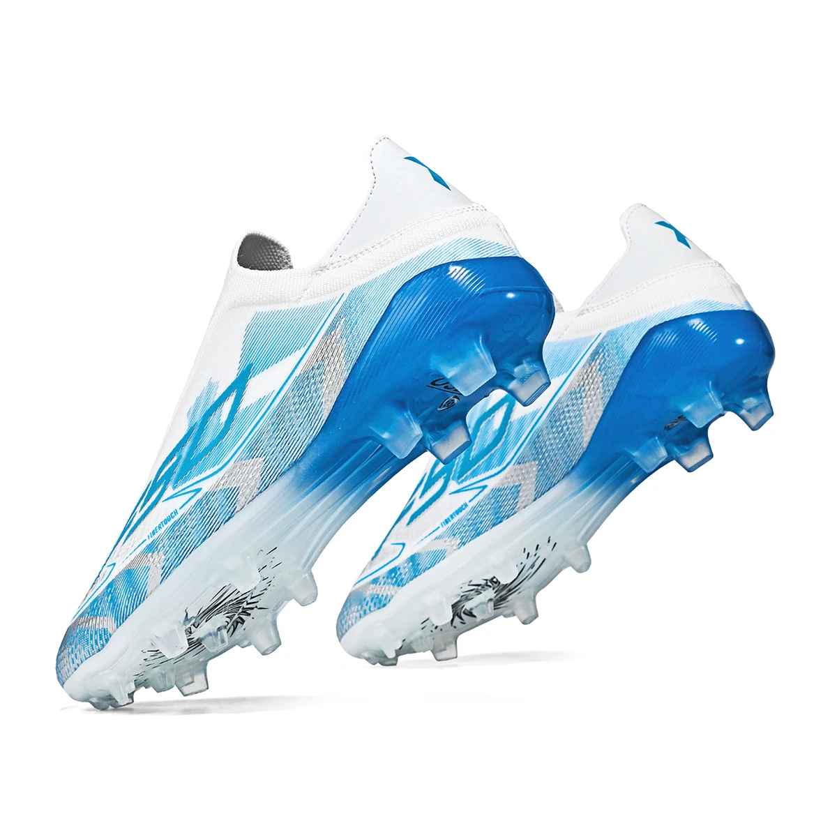 Professional Match Adult AG FG Soccer Cleats Textured PU Upper High-friction TPU Stud Anti-slip Boost Ball Control For Grass