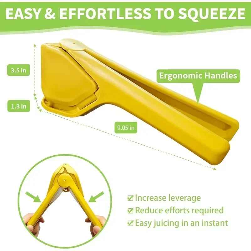 Handheld Lemon Juicer – Manual Citrus Squeezer with Foldable Space-Saving Design