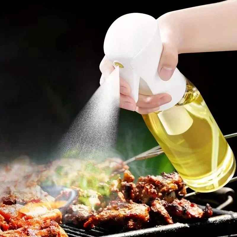 Oil Spray Bottle 200/300/500ml – Refillable Cooking Oil Sprayer for Kitchen & Baking
