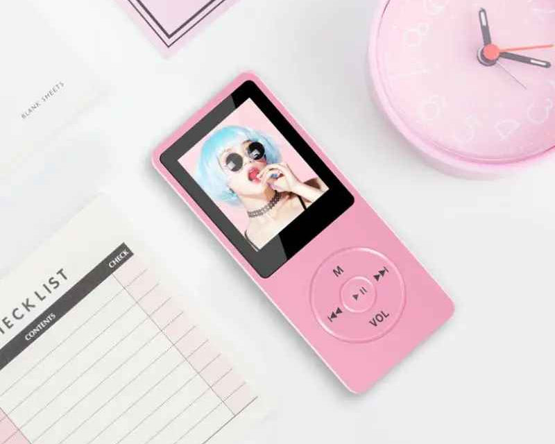 Portable MP3 Music Player – Pocket Digital Display, Voice Recorder, USB Rechargeable for Sports, Running & Walking