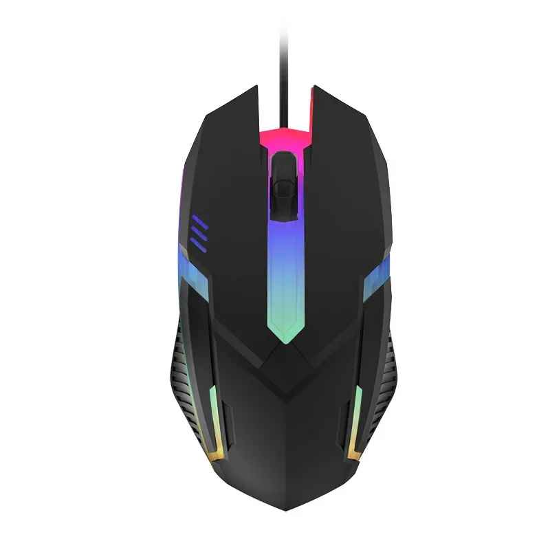 Colorful Wired RGB Gaming Mouse – Adjustable DPI, Ergonomic USB Optical Mouse for PC, Laptop, Home & Office