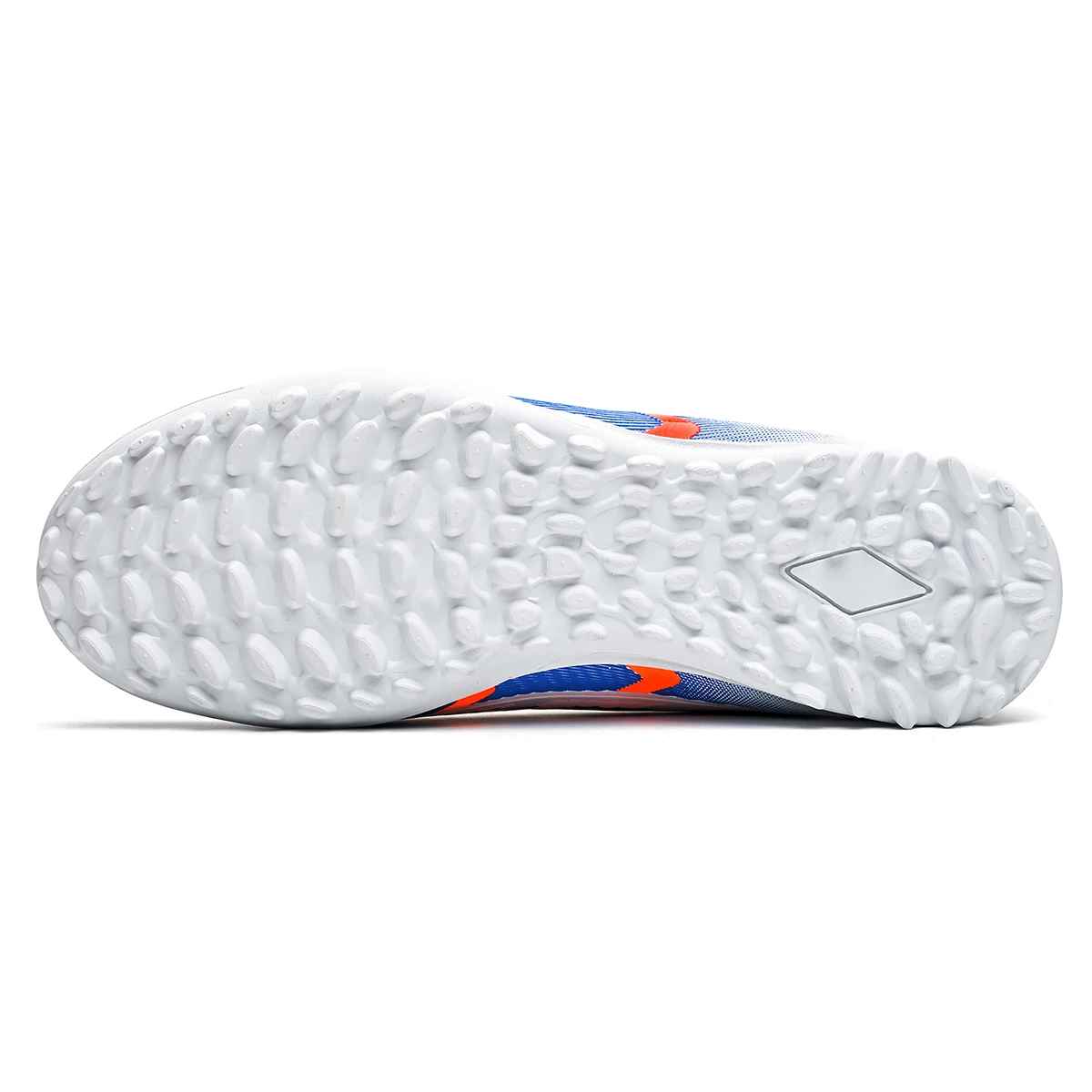 Ultra Light Adult TF Soccer Shoes Sweat-proof PU Fabric Wear-resistant Rubber Sole Snug Fit Unisex Turf Practice Sneakers