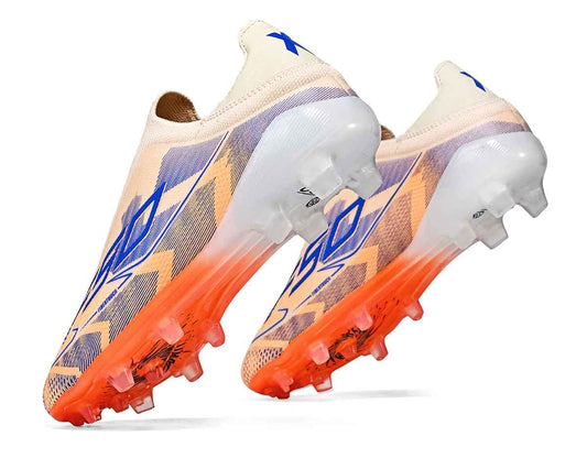 Professional Match Adult AG FG Soccer Cleats Textured PU Upper High-friction TPU Stud Anti-slip Boost Ball Control For Grass